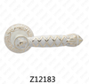 ידית דלת רוזטת אלומיניום מסגסוגת אבץ של Zamak עם רוזטה עגולה (Z12183)