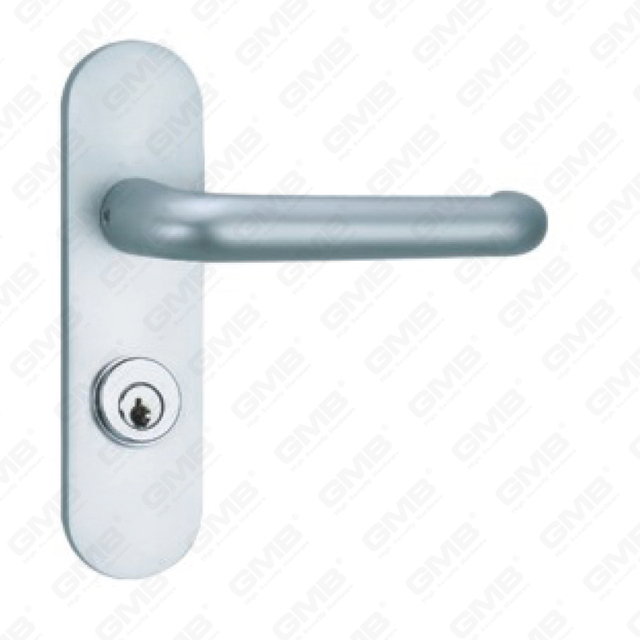 ידית דלת מאלומיניום חמצן על ידית דלת לוחית לוח (G367-G10)