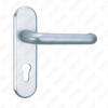 ידית דלת אלומיניום חמצן על ידית דלת לוחית לוח (G392-G10)